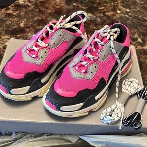 Balenciaga pink sneakers